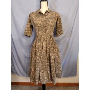 Vintage 50s Peck & Peck Fit and Flare Dress.